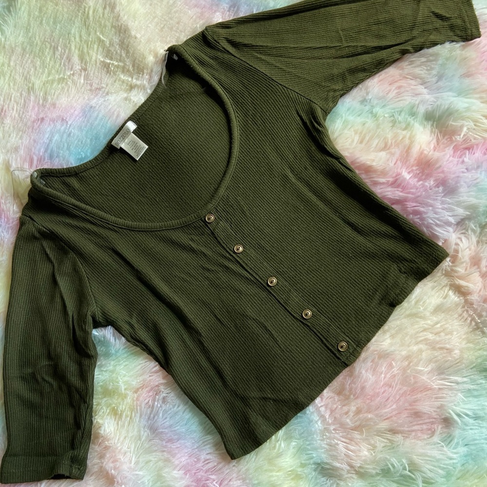 Bozzolo 3/4 Short sleeve Crop Top